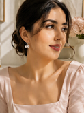 گوشواره پاپیونی مرواریدی